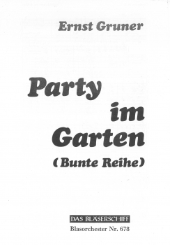 Party im Garten