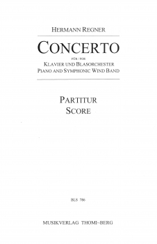Concerto für Klavier und Blasorchester (complete edition)