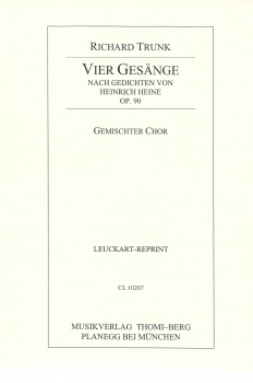 Vier Gesänge nach Gedichten von Heinrich Heine op. 90