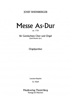 Messe As-Dur op. 172 b (Partitur)