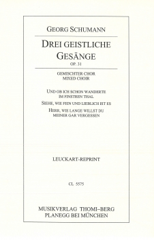 Drei geistliche Gesänge op. 31