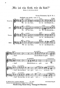 Drei geistliche Lieder op. 51 Nr. 1