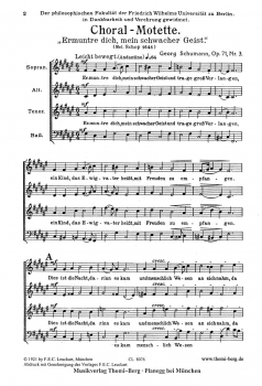 Choral-Motetten op. 71 Nr. 3