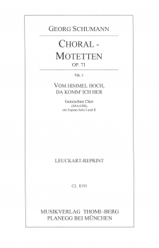 Choral-Motetten op. 71 Nr. 5