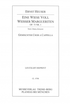 Eine Wiese voller weisser Margueriten