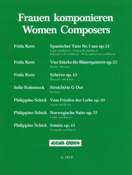 Vier Stücke für Bläserquintett op. 25 (Frauen komponieren) Partitur