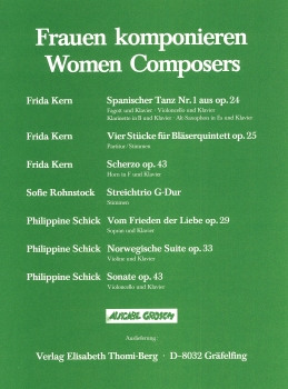 Scherzo op. 43 (Frauen komponieren) für Horn in F und Klavier