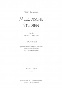Melodische Studien für Fagott Heft 2
