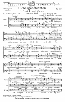 Liebesgeschichten op. 23