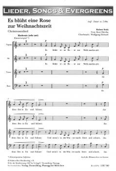 Es blüht eine Rose zur Weihnachtszeit (Gem.Chor-Chorpartitur)