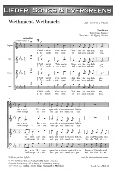 Weihnacht, Weihnacht (Gem.Chor Chorpartitur)