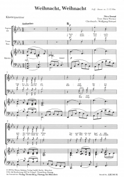 Weihnacht, Weihnacht (Gem.Chor Klavierpartitur)