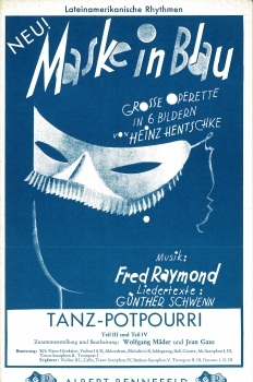 Maske in Blau - Tanz-Potpourri in Lateinamerikanischen Rhythmen (Salonorchester)