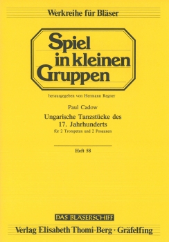 Ungarische Tanzstücke des 17. Jahrhunderts