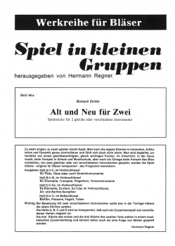 Alt und Neu für Zwei - Heft A
