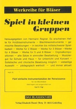 Fünf einfache Sätze der Renaissance