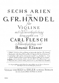 Aria Arie für Violine und Klavier (pdf-Download)