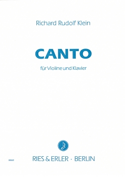 Canto für Violine und Klavier