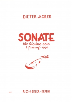 Sonate für Violine solo (pdf-Download)