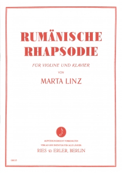 Rumänische Rhapsodie für Violine und Klavier (pdf-Download)