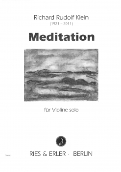 Meditation für Violine solo (pdf-Download)