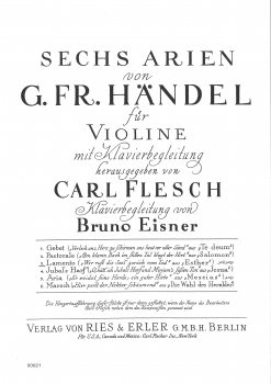 Lamento Arie für Violine und Klavier (pdf-Download)