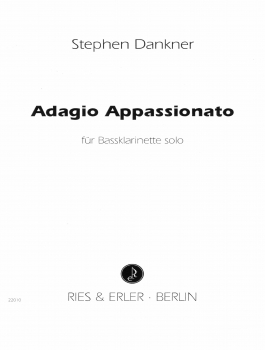 Adagio Apassionata für Bassklarinette solo (pdf-Download)