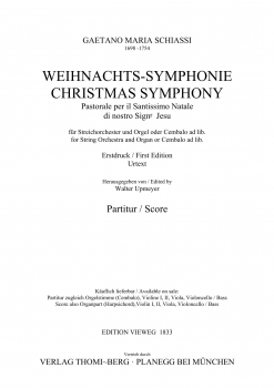 Weihnachts-Sinfonie - Sinfonia pastorale D-Dur (Stimmen-Set)