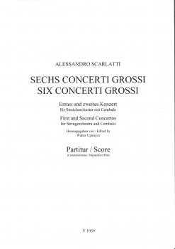 Sechs Concerti grossi - Nr. 1 f-moll, Nr. 2 c-moll (Partitur)