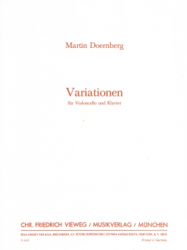 Variations for Cello and Piano