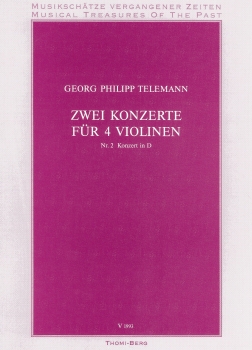Zwei Konzerte für 4 Violinen, Nr. 2 Konzert in D