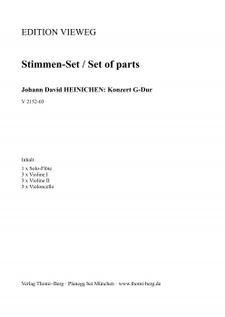 Concerto G-Major for Flute and Strings (Score) - Kopie