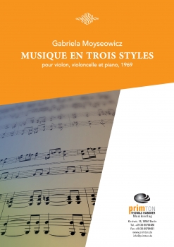 Musique en trois styles pour violon, violoncelle et piano