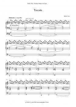 Toccata, Adagio und Fuge für Orgel solo