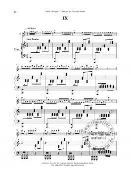 17 Skizzen für Flöte und Klavier (Suite)
