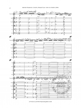 Concerto "Rhapsod" pour Violon et Orchestre (1964)