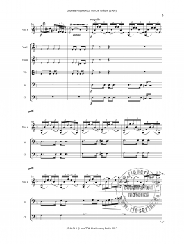 Marche funèbre für Violine solo und Streichorchester