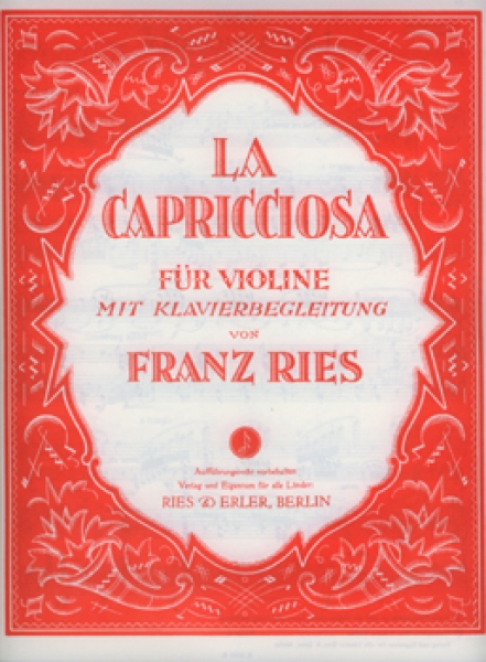 La Capricciosa für Violine und Klavier