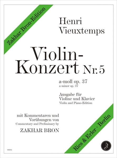 Konzert Nr. 5 a-Moll op. 37 - Ausgabe für Violine und Klavier