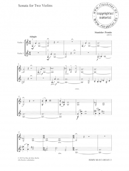 Sonata for 2 Violins (pdf-Download)