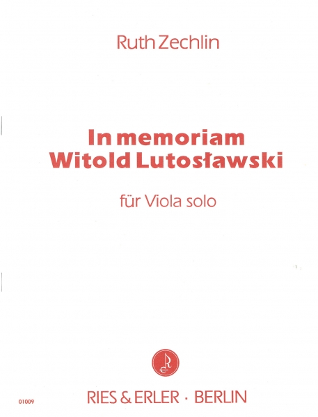 In memorian Witold Lutoslawski für Viola solo