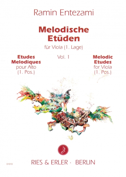 Melodische Etüden für Viola 1. Lage