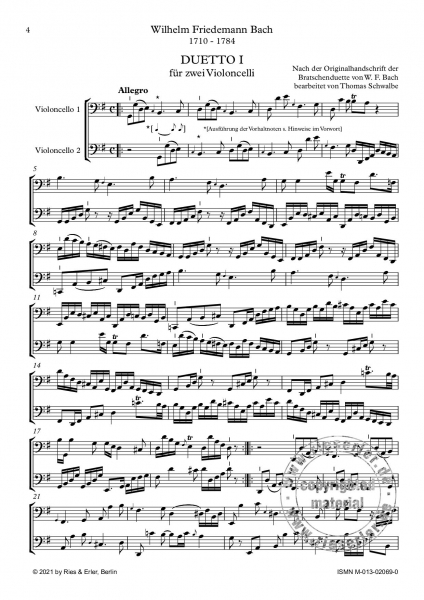 Drei Duette für zwei Violoncelli