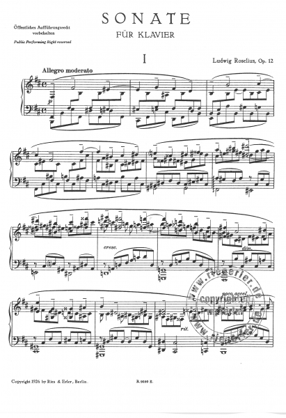 Sonate h-moll op. 12 für Klavier