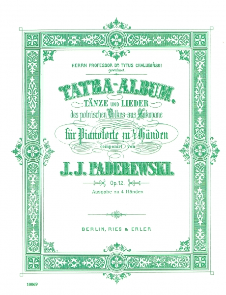 Tatra-Album für Klavier (Ausgabe zu 4 Händen)