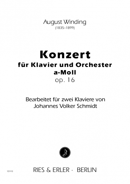Konzert für Klavier und Orchester a-Moll op. 16 bearbeitet für zwei Klaviere (KA)