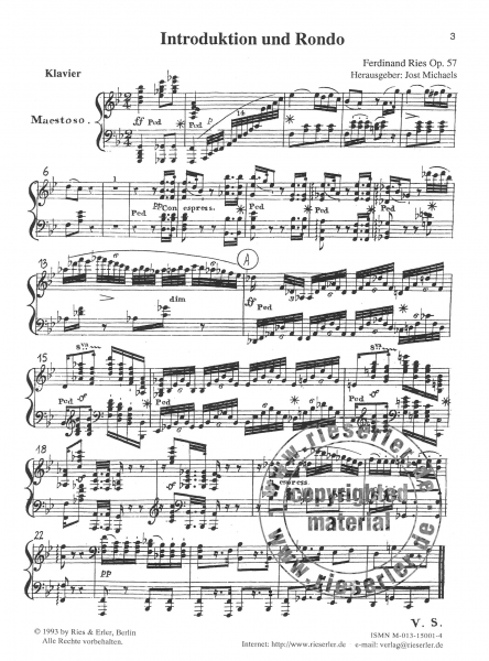 Introduktion und Rondo für Harfe und Klavier