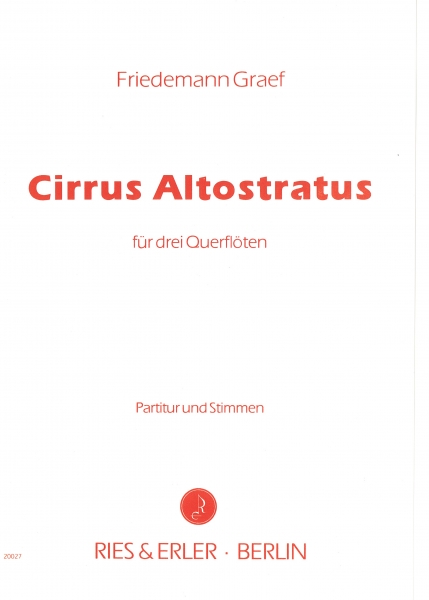 Cirrus Altostratus für drei Querflöten