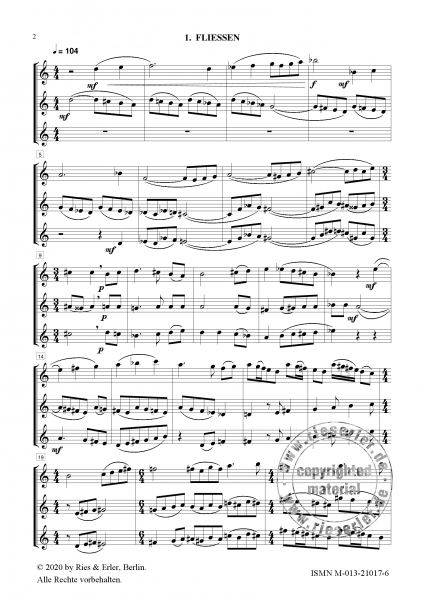 Bewegungen - Trio für zwei Oboen und Englischhorn
