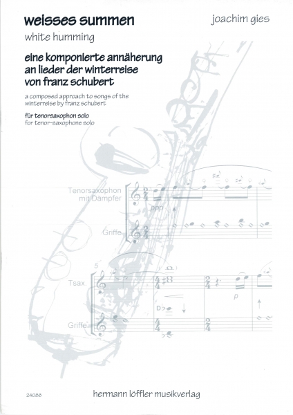 Weisses Summen für Tenorsaxophon solo